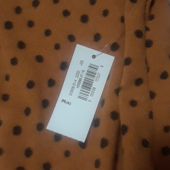 NWT Girl's Polka-dot Faux Turtleneck w/ Bow - Picture 3 of 6